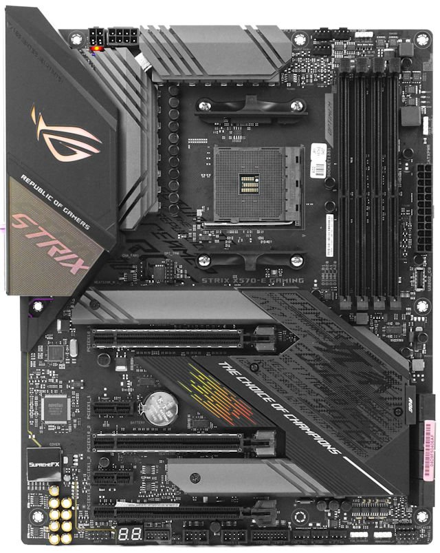 12 + 4 供电、2.5Gbps LAN ASUS ROG Strix X570