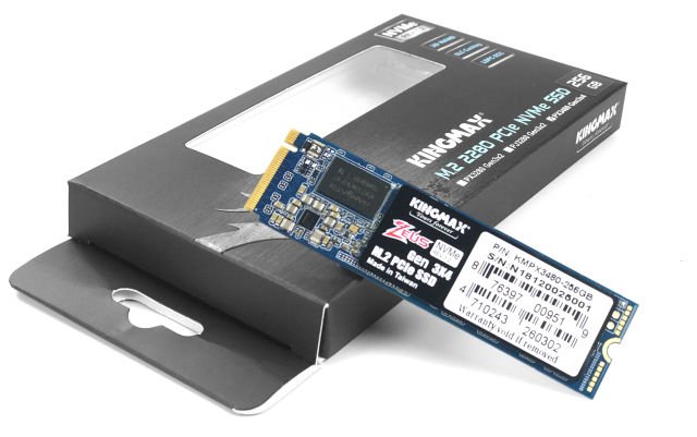 採用 PHISON E12 控制器 KINGMAX ZEUS PX3480 NVMe SSD