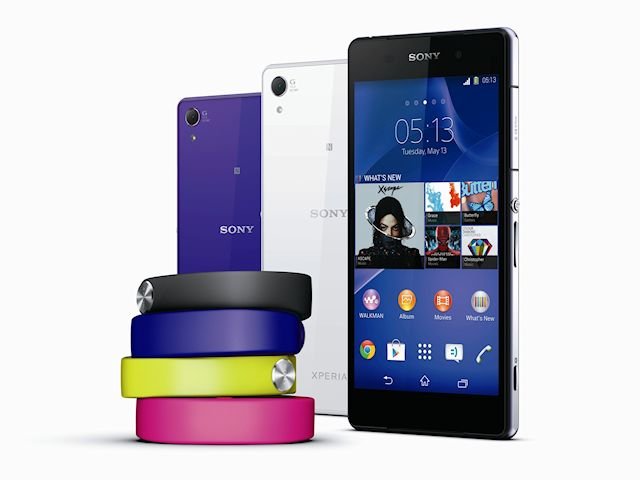 同场推出SmartBand 智能手带 Sony  Xperia Z2 智能手机登陆香港