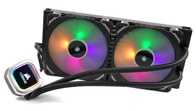 ARGB冷头、ML PRO风扇 CORSAIR Hydro H115i RGB Platinum