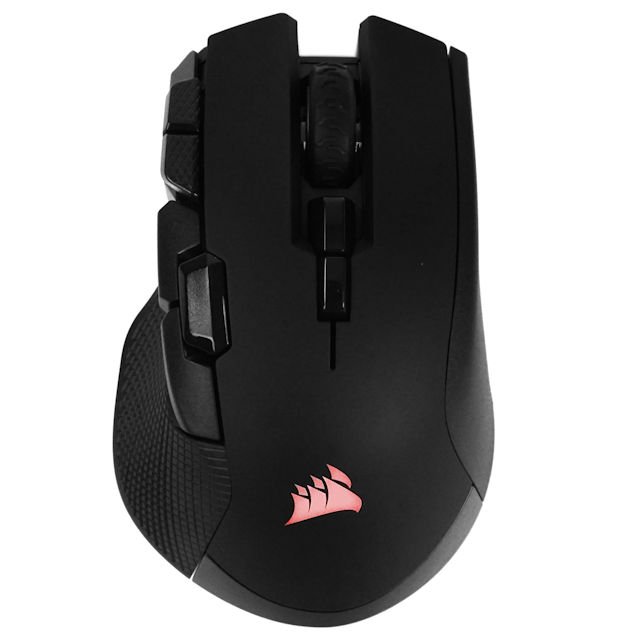 18,000 DPI、1ms 超低延迟 CORSAIR IRONCLAW RGB Wireless 电竞滑鼠