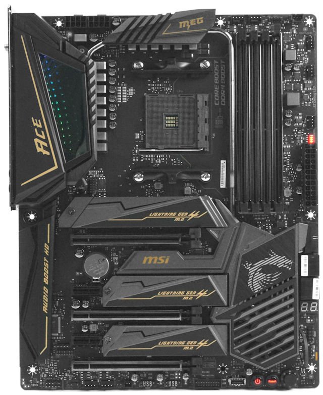 功能、性能、外观完美齐备 MSI MEG X570 ACE 电竞主机板