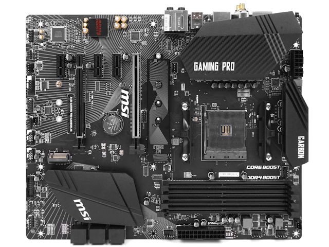 型格碳纤电竞大板 MSI B450 Gaming Pro CARBON AC