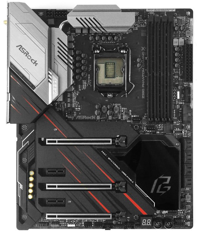 全覆式散热、内建 WiFi 6 ASRock Z390 Phantom Gaming X 主机板