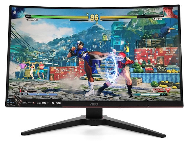 1ms !! 打破VA面板极限 AOC C24G1 23.6＂ 电竞显示器