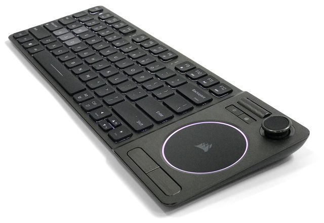 客厅影音操控神器 CORSAIR K83 Wiresless HTPC 键盘