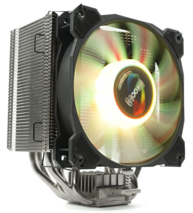 RGB灯效、电镀亮镍底座 Gelid Solutions Sirocco RGB 散热器