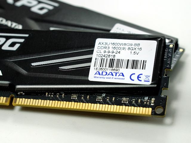 採用Micron新D9颗粒  ADATA XPG v1 DDR3-1600 8GB x 2 - 电脑领域 HKEPC H