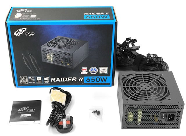 挟银牌打铜牌!! FSP RAIDER II 650W 电源供应器