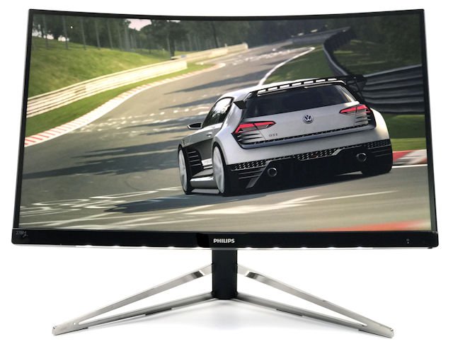 144Hz 曲面、 Ambiglow 技术 PHILIPS 27 吋 Momentum 电竞显示器