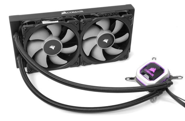 RGB冷头、240冷排 CORSAIR Hydro H100i PRO RGB