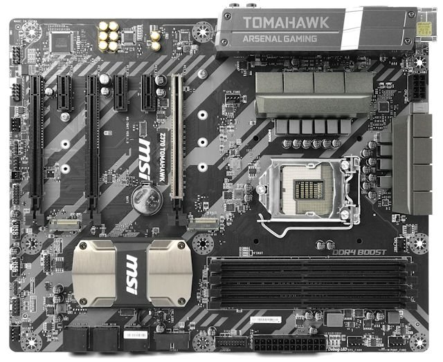 主流级 Z370 电竞大板 MSI Z370 TOMAHAWK 主机板
