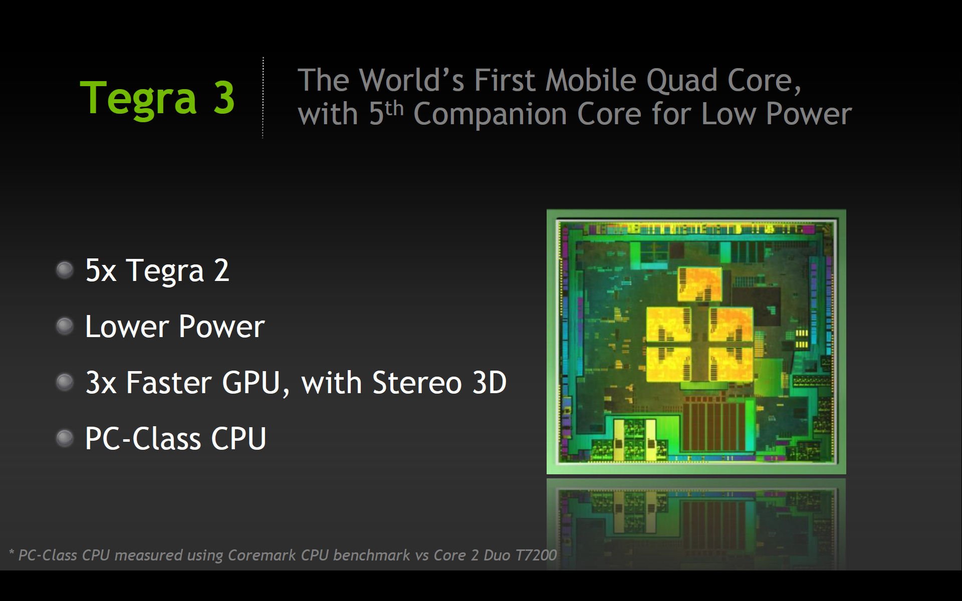 代号 Kal-El、4+1 核心设计 NVIDIA 全新 Tegra 3 处理器登场