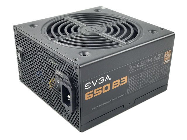 650W、全模铜牌 EVGA 650 B3 电源供应器