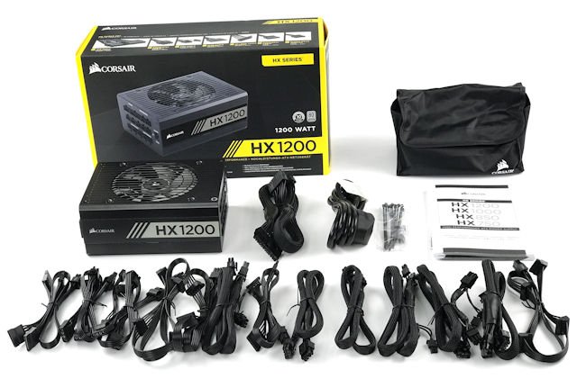 可自定+12V Rail 模式 CORSAIR HX1200 电源供应器