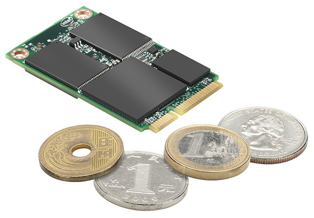 2.5吋SSD的1/8体积 Intel 310 mSATA SSD系列