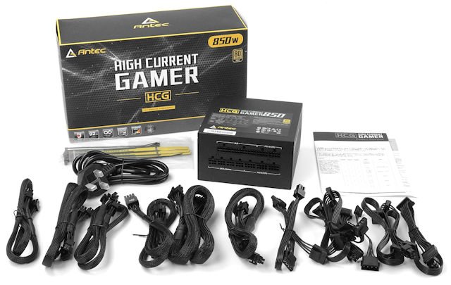 全模组化、10 年保固 ANTEC HCG Gold 850W 电源供应器