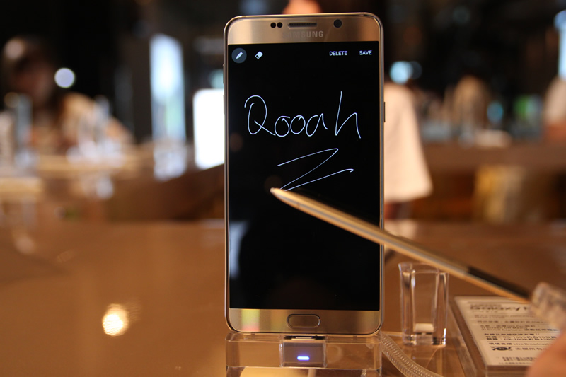 Samsung Galaxy Note 5 现场初体验，感觉：哗&#8230;.不起来！