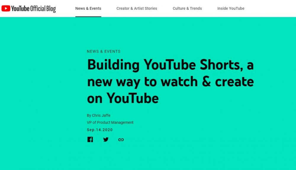 YouTube 新推短片平台「Shorts」打倒 TikTok 印度率先试行