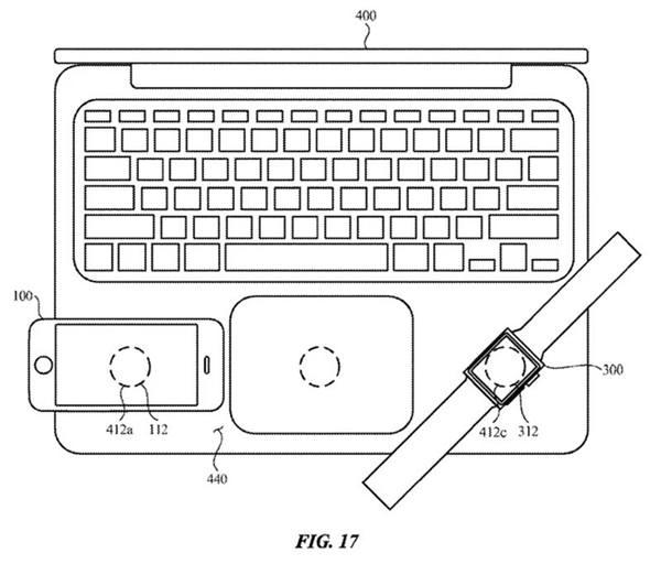 Apple 新专利把 MacBook 变成手机与手錶的无线充电板