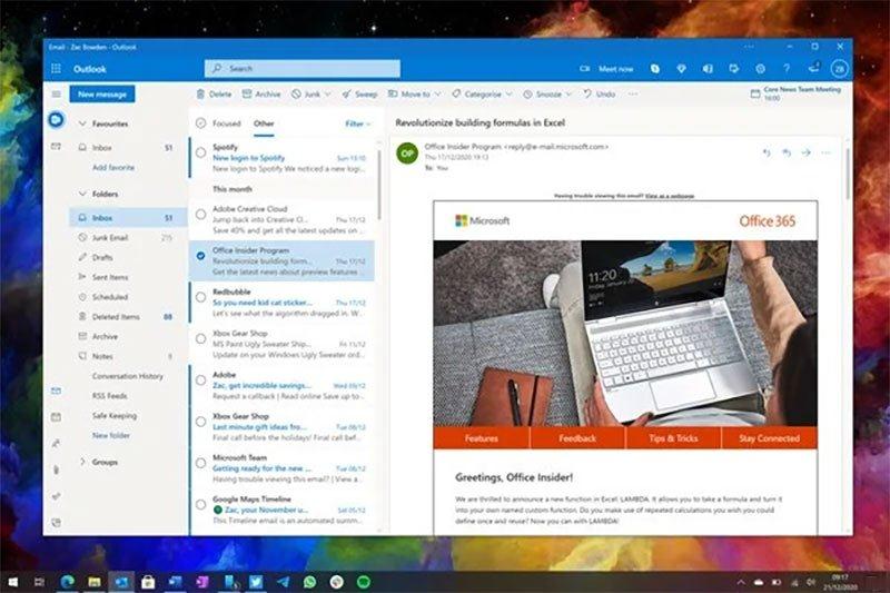 传微软正在开发基于网页的新 Outlook 应用，代号「Monarch」