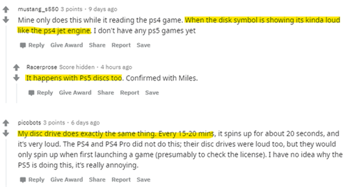 玩家强烈反应PS5不玩游戏也像闹钟一样读盘！噪音非常大！(1)