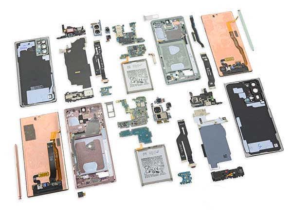 iFixit 拆解 Galaxy Note 20 系列手机　或解释为何手机会发热(3)