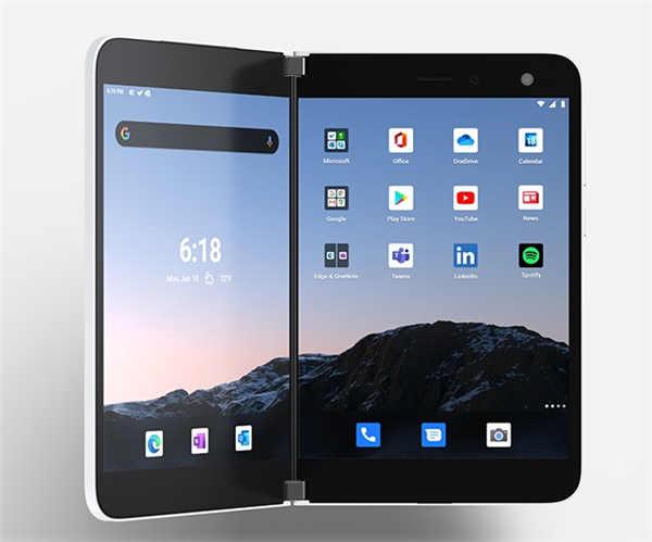 微软 Surface Duo 摺机确定 9.10 登场！双萤幕支援 360 度对摺(1)