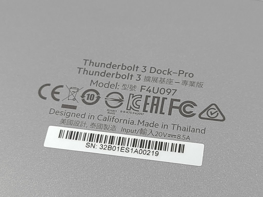 功能超齐、USB-C / TB3 通吃 Belkin Thunderbolt 3 Dock Pro 开箱(15)