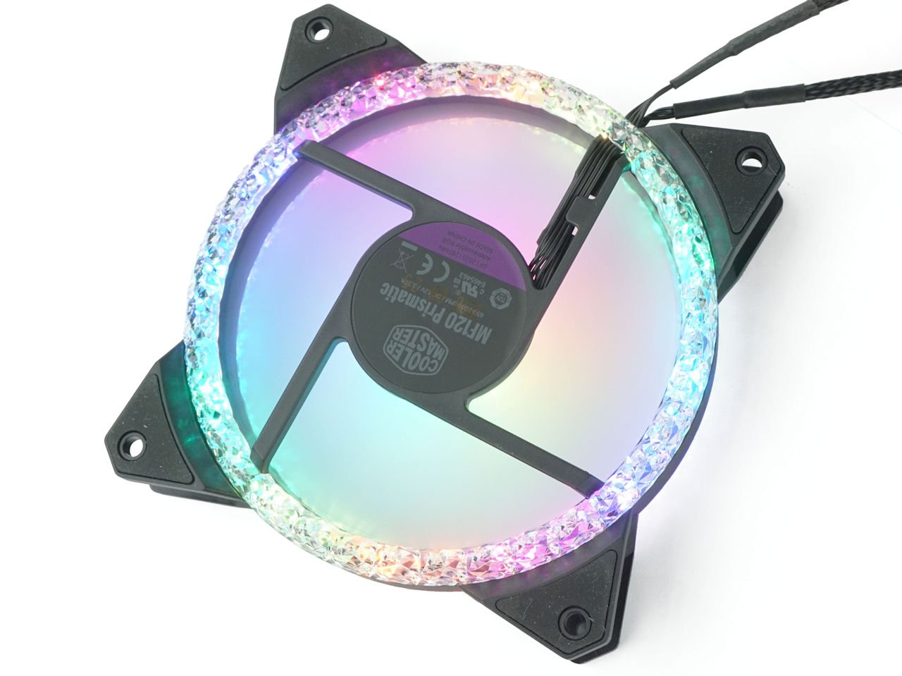 水晶钻闪、ARGB 三环 Cooler Master MF120 Prismatic 散热风扇(6)