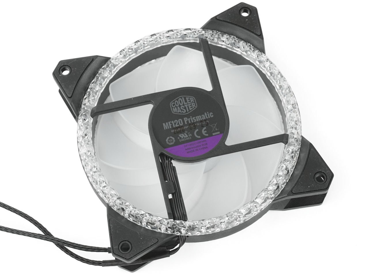 水晶钻闪、ARGB 三环 Cooler Master MF120 Prismatic 散热风扇(4)