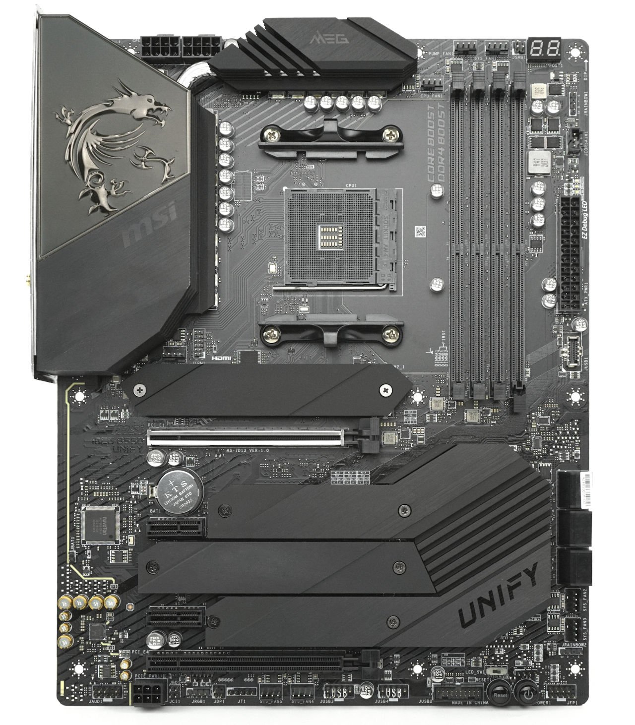  B550 用料比 X570 更好 !? MSI MEG B550 UNIFY 主机板(1)