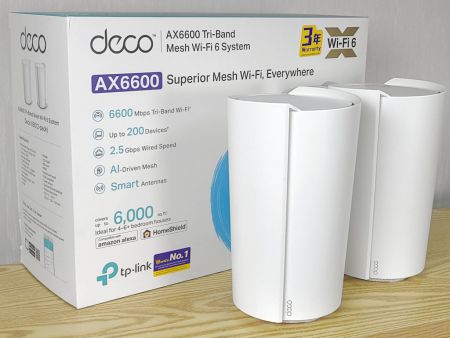 AI 智慧天线、强化覆盖 TP-Link Deco X90 AX6600 Mesh Router