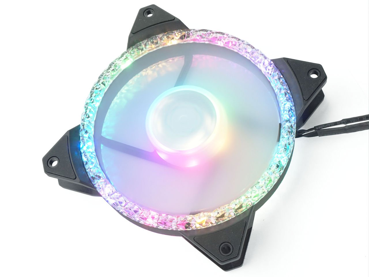 水晶钻闪、ARGB 三环 Cooler Master MF120 Prismatic 散热风扇(5)