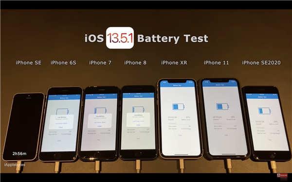 历代 iPhone 升级 iOS 13.5.1 电池续航力大比拼　电量最长型号是它(1)