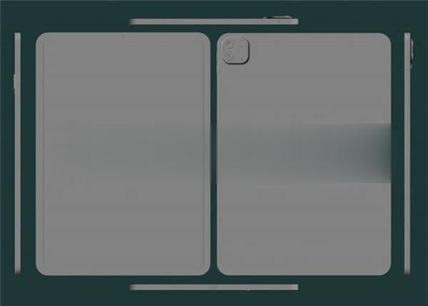 2021 iPad Pro CAD 工程图现身，外型改变不大，主要更新在内部硬体