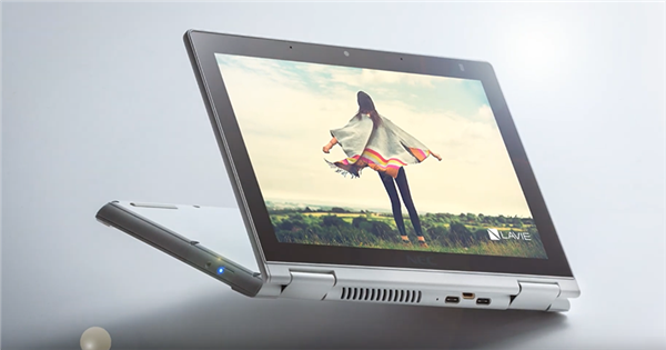 NEC 展出可翻转萤幕装上摇桿的 Lavie Mini 游戏笔电(3)