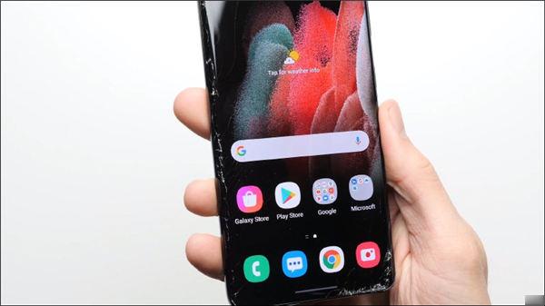 iPhone 12 Pro Max 对决三星 Galaxy S21 Ultra 跌落测试，究竟谁更耐摔？(14)