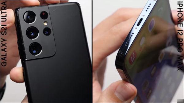 iPhone 12 Pro Max 对决三星 Galaxy S21 Ultra 跌落测试，究竟谁更耐摔？(7)