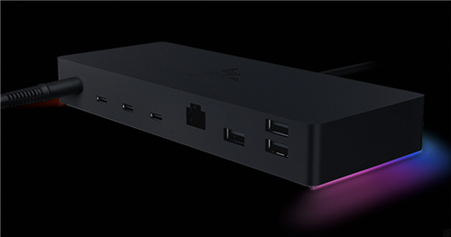 Razer 连 Thunderbolt 4 集线器也能走「电竞风」(1)