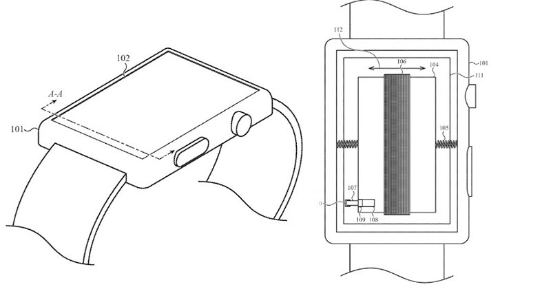 会震动的电池！？ Apple Watch 新专利把电池与触觉回馈震动「合二为一」