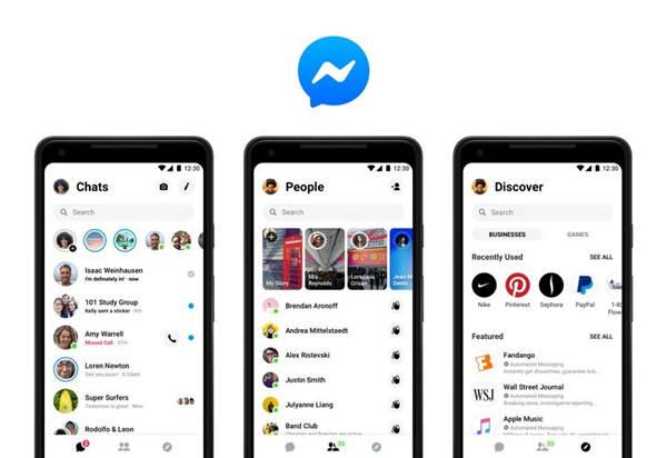 简单就是美 新版 Facebook Messenger 简化介面设计