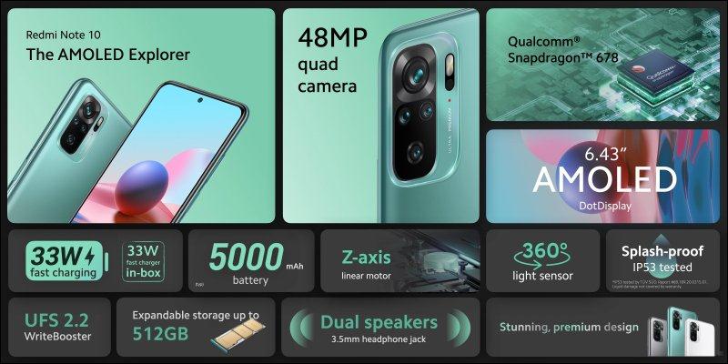 Redmi Note 10 系列全球发表：Redmi 首次搭载 1.08 亿像素主相机，极致性价比全面升级(26)