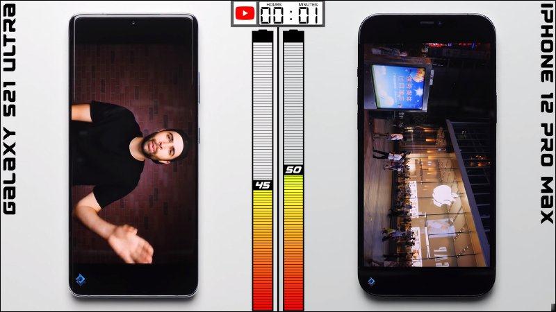 iPhone 12 Pro Max 对决三星 Galaxy S21 Ultra 电池续航力实测，究竟谁输谁赢？(10)