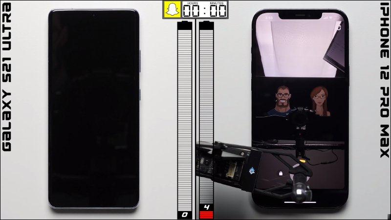 iPhone 12 Pro Max 对决三星 Galaxy S21 Ultra 电池续航力实测，究竟谁输谁赢？(16)