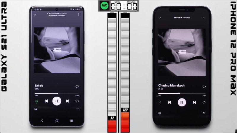 iPhone 12 Pro Max 对决三星 Galaxy S21 Ultra 电池续航力实测，究竟谁输谁赢？(13)