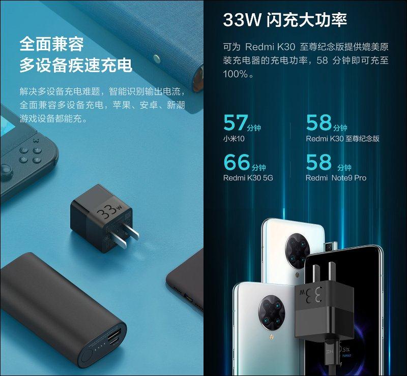 紫米 ZMI GaN 氮化镓充电器 33W 悄悄推出：苹果、安卓、Switch 皆可充，售价仅约 340 元(2)