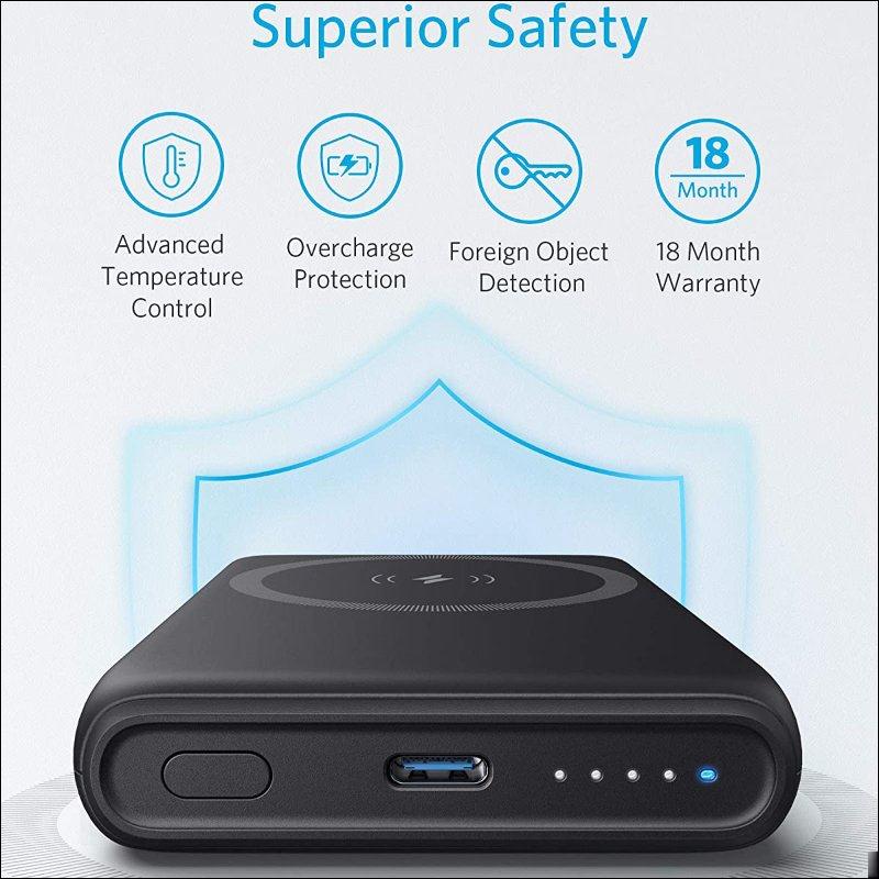 Anker 率先为 iPhone 12 系列推出「磁吸无线充电行动电源」，外出充电更方便(4)