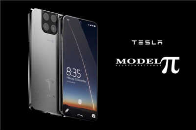 特斯拉也要出手机？来瞧瞧设计师想像的 Tesla Model Pi 概念手机
