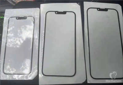 iPhone 13 系列玻璃保护贴亮相！更小的浏海萤幕、听筒调整至机顶边框，传最快于 9 月下旬发表(1)